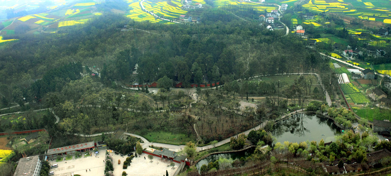 諸葛墓全景