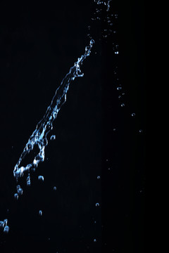 飛濺的水