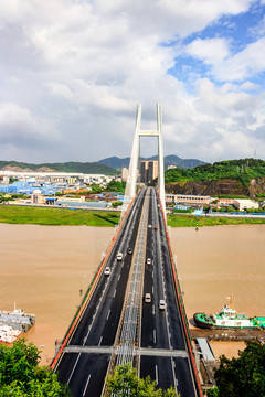 寧波甬江風(fēng)光 招寶山大橋