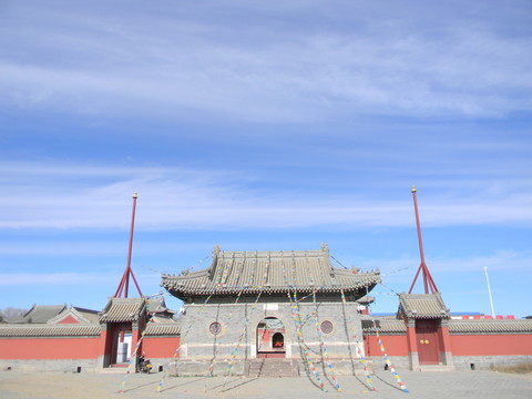 匯宗寺 藍天白云