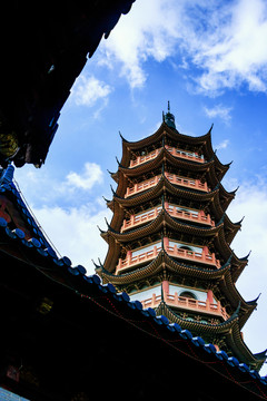 寺院 佛教 傳統(tǒng)建筑 鰲柱塔