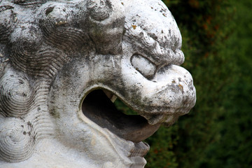 雕塑 圓雕 雕刻 石雕 獅子