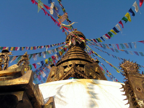 斯瓦揚(yáng)布納特寺舍利塔，加德滿都