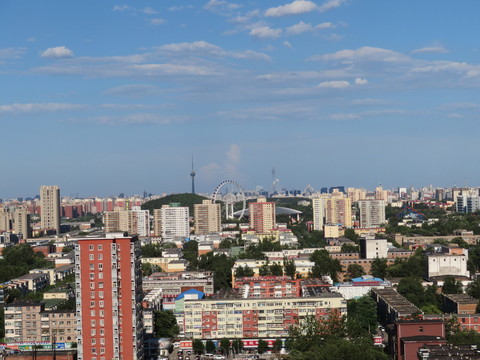 北京石景山風(fēng)光 城市建筑