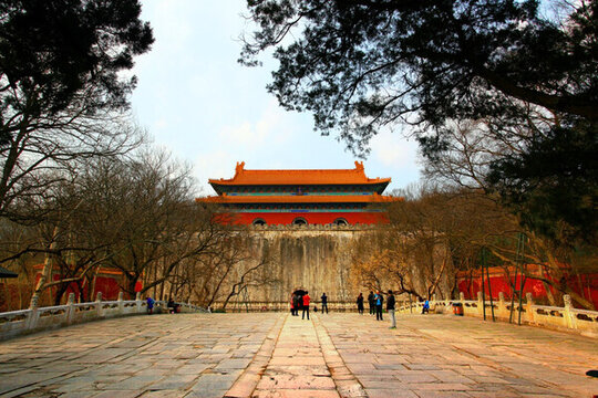 南京 明孝陵 古建筑 公園