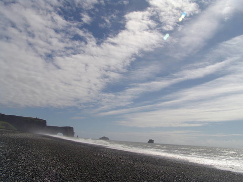 冰島dyrolaey南端