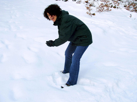 打雪仗