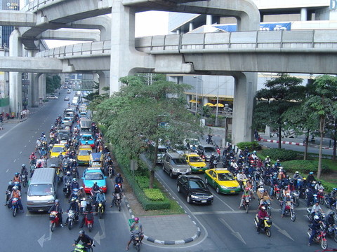 在曼谷的路上