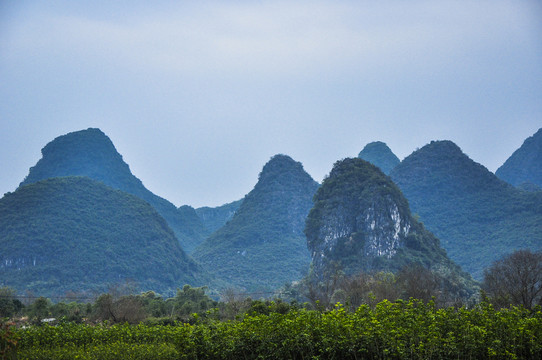美麗山景