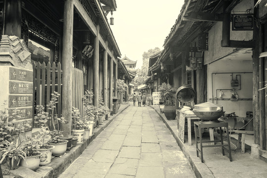 四川古鎮(zhèn)老照片