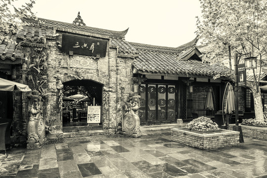四川古鎮(zhèn)老照片