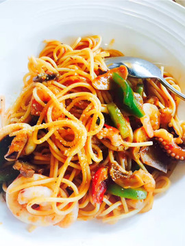 魷魚意面