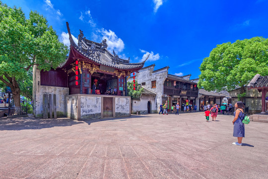 戲臺 烏鎮(zhèn)風光