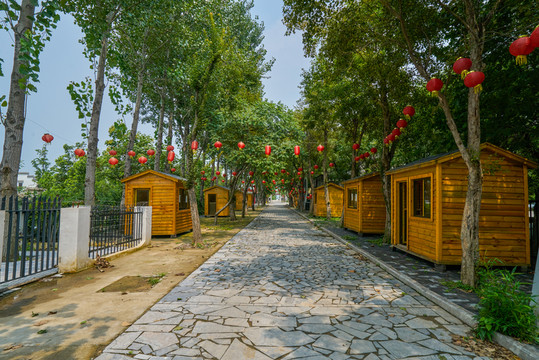 景區(qū)小木屋