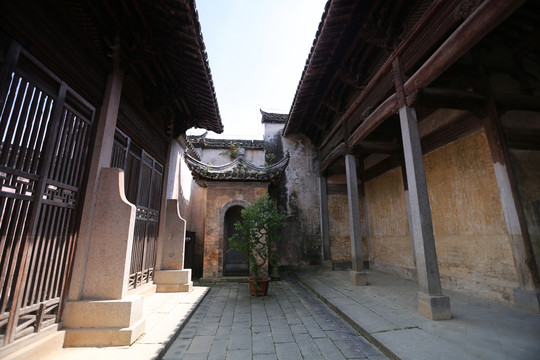 呈坎村 廊橋 徽州民居 堂屋