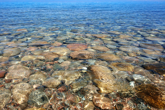 水下石頭 湖底石塊