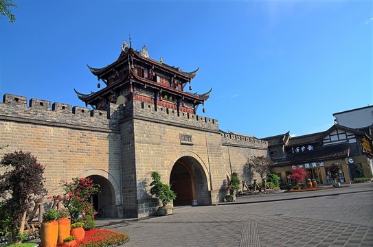 都江堰灌縣古城