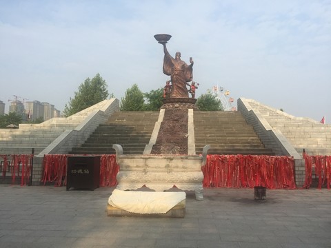 漢 西安 湖泊 遺址 漢城湖