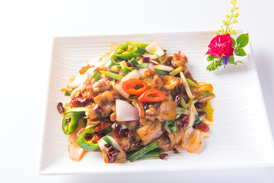 青椒炒肉片