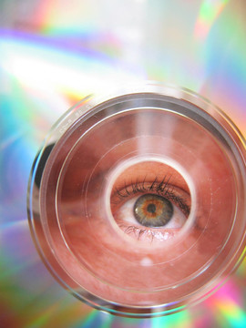 眼睛和CD