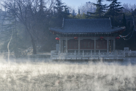 臨朐老龍灣 亭子 中國園林