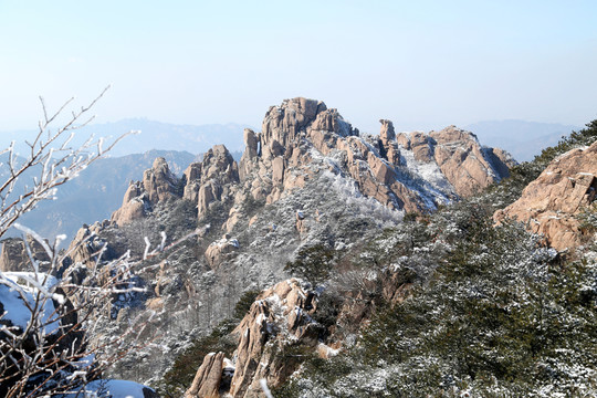 青島嶗山霧凇