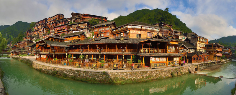 西江苗寨全景圖