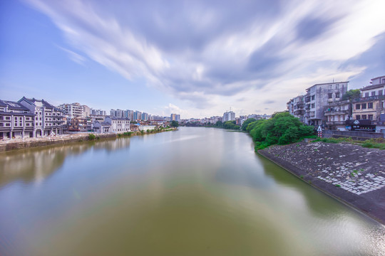 惠州西枝江及沿岸建筑