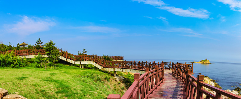 養(yǎng)馬島盤龍灣木棧道 小象島