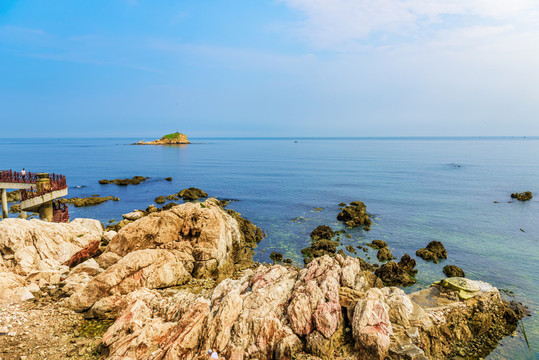 養(yǎng)馬島礁石灘 小象島