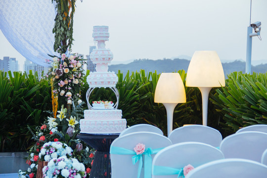 婚禮蛋糕塔