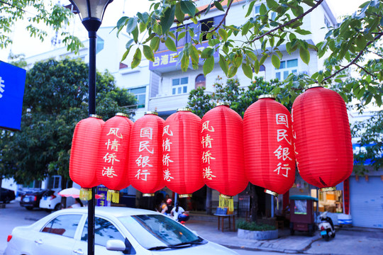 電建漁港 燈籠