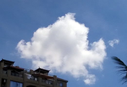 藍天白云