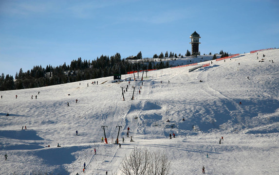 冬季运动在Feldberg
