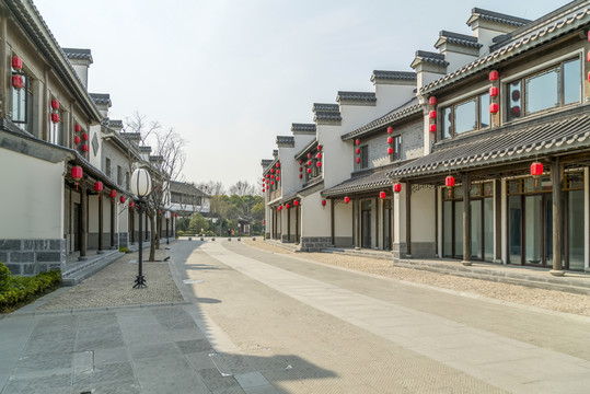 中式仿古建筑群