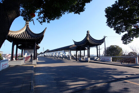 周莊 水鄉(xiāng) 涼亭