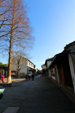 周莊 水鄉(xiāng) 江南 街市 街道