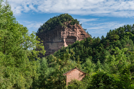 甘肅天水麥積山