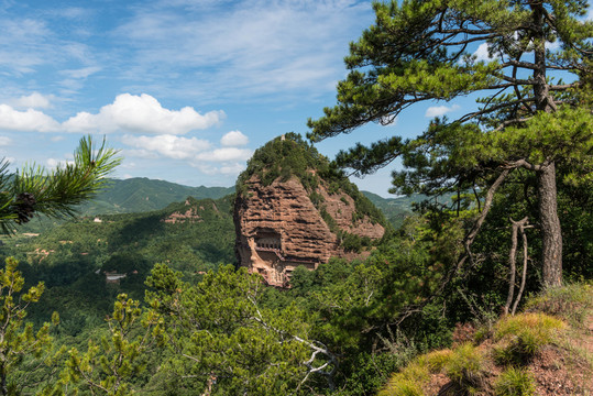 甘肅天水麥積山