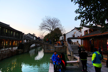 周莊 水鄉(xiāng) 江南 民居 河道