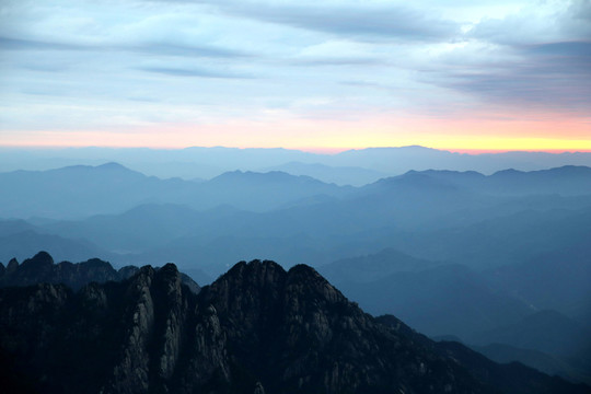 黃山日出