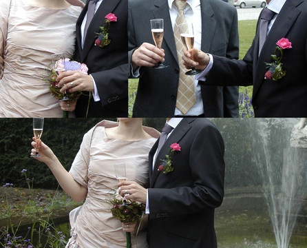 結(jié)婚的新婚夫婦