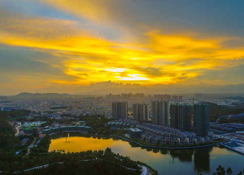 夕陽(yáng) 晚霞 晚景 美景