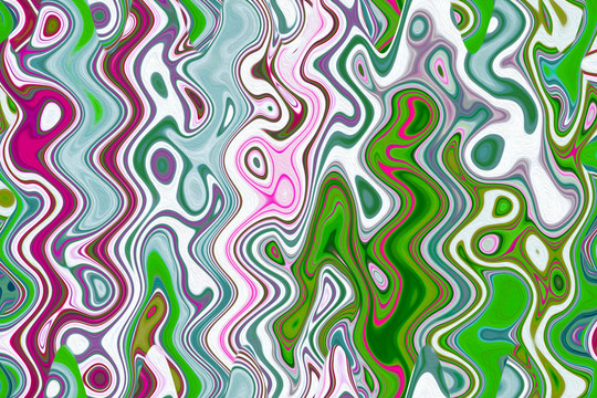抽象線條裝飾畫