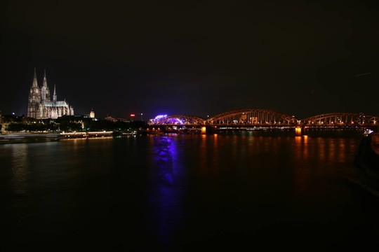 cologne at night