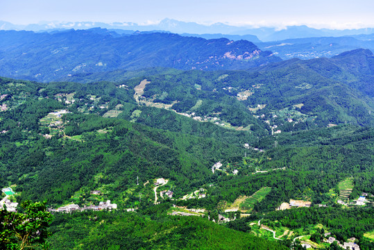 四川劍門關風光