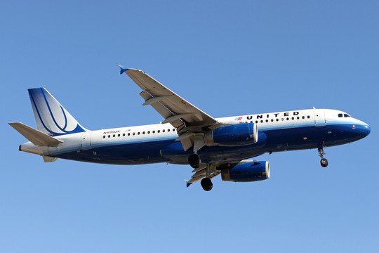 美國聯(lián)合航空 飛機降落