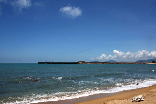 三亞 大小洞天 碧海藍(lán)天