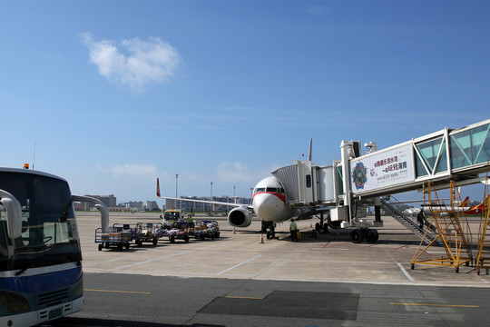 三亞機場 停機位 海南航空