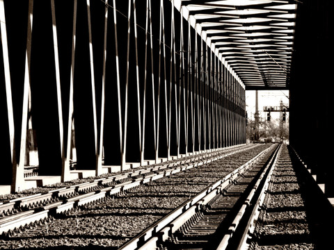parallelgurtige桁架橋